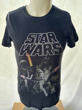 Star Wars Obi-Wan Kenobi Luke Skywalker Han Solo Men's Black Shirt Small Brandsi